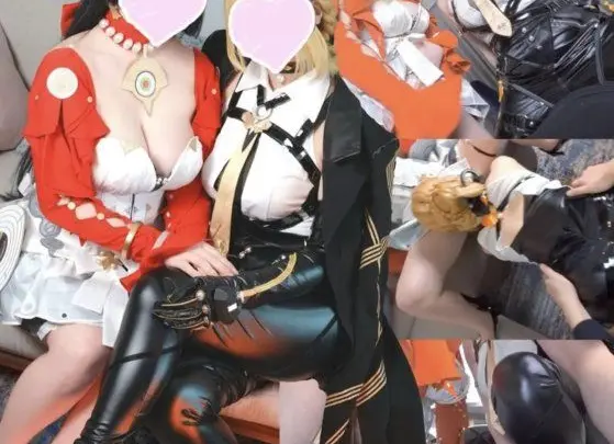  [Cosplay 3P 影片] 「让我们生很多孩子」 人气女歌手和她的保镳在饭店秘密幽会，在自慰时怀孕 fantia_4018097
