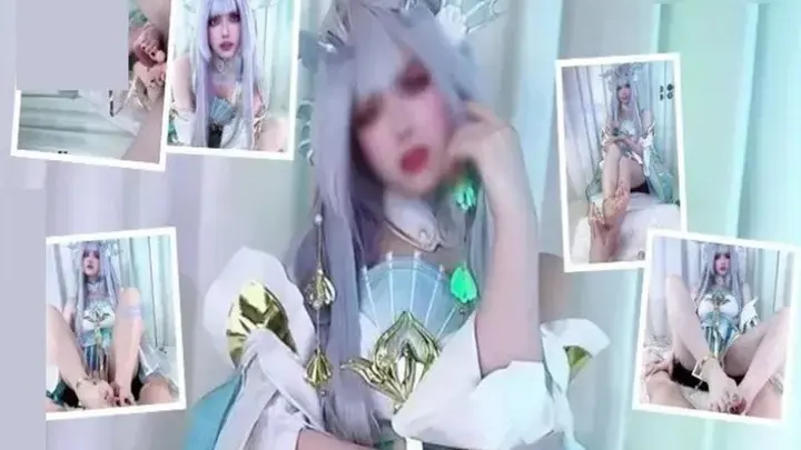 福利姬 月野兔崽子 COS西施用小脚榨精